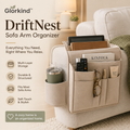 Glorkind™ DriftNest Sofa Arm Organizer