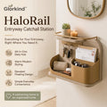 Glorkind™ HaloRail Entryway Catchall Station