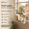 Glorkind™ Solvane Window Hammock Shelf