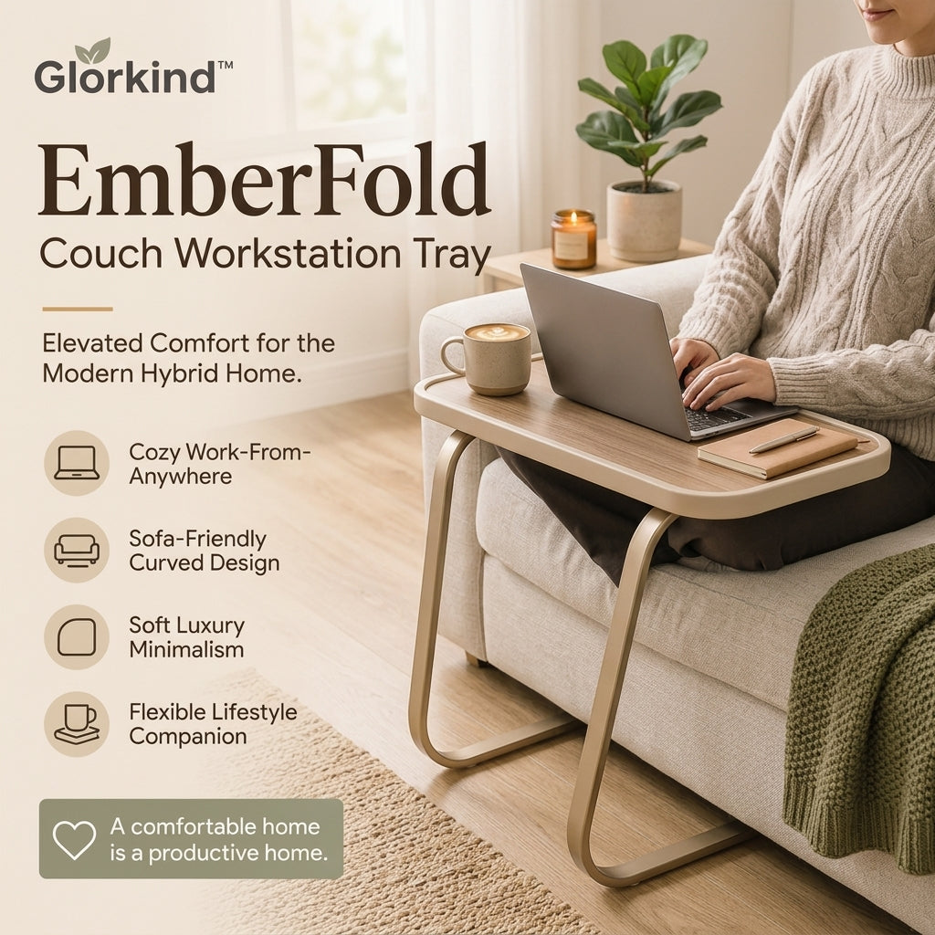Glorkind™ EmberFold Couch Workstation Tray